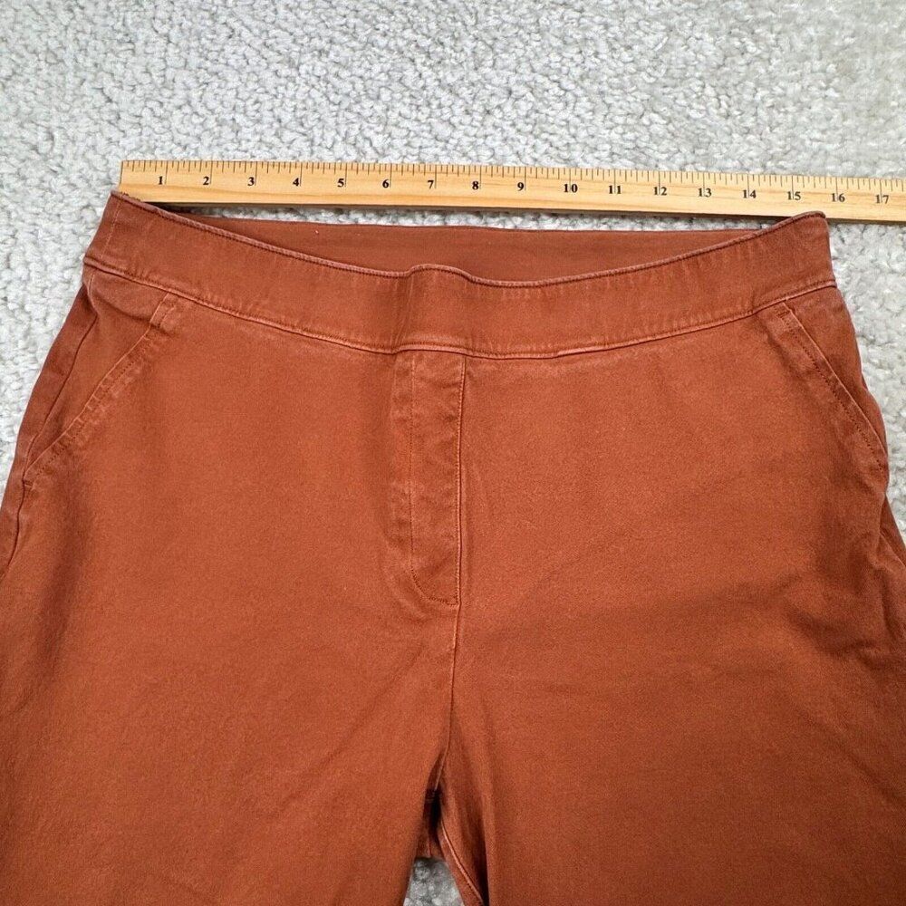 Spanx On The Go Ankle Slim Stretch Cropped Pant Bronzed Glow FLAWS - Picture 9 of 13